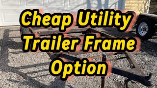 Camper to Utility Trailer Conversion utilitytrailer popupcamper diytrailer [upl. by Delphina807]