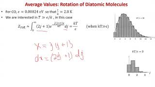 18 Rotation of Diatomic Molecules and Equipartition Theorem  Thermal and Statistical Physics [upl. by Isidore]