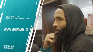 Odell Beckham Jr meets with the media l Miami Dolphins [upl. by Cutcliffe]