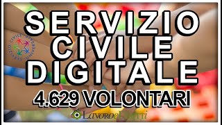 SERVIZIO CIVILE DIGITALE BANDO 2023 PER 4629 VOLONTARI [upl. by Georgiana590]