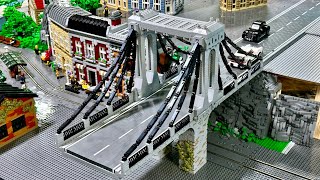 LEGO BrückenMonstrum  Bau einer Lego Stadt Teil 297 [upl. by Ahsonek627]