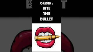 What is the origin of the phrase “bite the bullet” english idioms origin [upl. by Alletnahs]