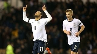 NATHAN REDMOND WINNING GOAL England vs Wales 10 in Derby [upl. by Irolam200]