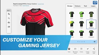 Gaming jersey maker – design your custom esports shirt  owayo [upl. by Aiker498]