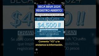 Registrate a la beca de BBVA requisitos y documentos [upl. by Ecylla]