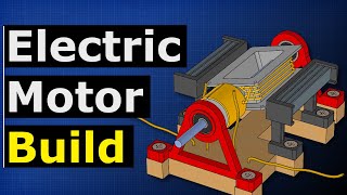 Electric Motor Build  Make a simple electric motor [upl. by Ynnub390]