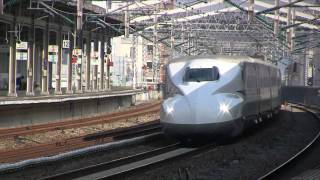 新幹線HD西明石駅通過×12200910Running Shinkansen Bullet Trains [upl. by Raknahs228]