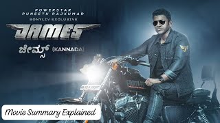 James Kannada Movie  Best Summary Explanation  Puneeth Rajkumar [upl. by Airottiv]