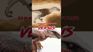 dakotaraptor vs Utahraptor dinosaurdinoedit prehistoricbattle [upl. by Eseerehc]