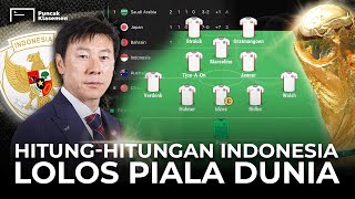 Cari Menang Lawan Cina Bahrain Tahan Imbang Jepang untuk Lolos Piala Dunia  Cara Indonesia Lolos PD [upl. by Oihsoy]