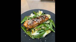 Simple Salmon Teriyaki in 15 Minutes 😍 food recipe [upl. by Llebiram]