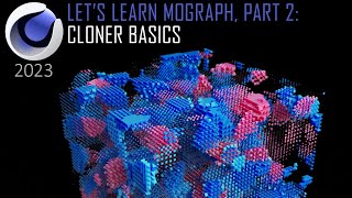 Cloner Basics Cinema 4D 2023 Tutorial [upl. by Darra]