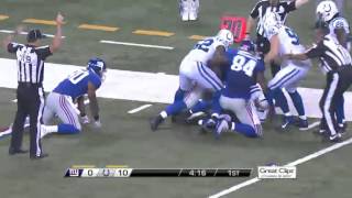 Colts VS Giants Preseason 2014 HIGHLIGHTS [upl. by Notniuqal]