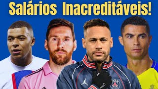 10 JOGADORES Mais BEM PAGOS Do MUNDO Em 2023O PRIMEIRO VAI TE SURPREENDERðŸ’° [upl. by Giraldo940]