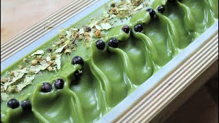 How to make soap Making our Green Tea amp Cucumber naturally coloured cold process layered soap [upl. by Nira]