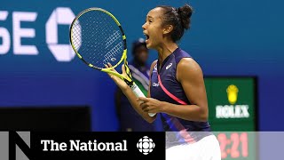 Leylah Fernandez heads to US Open final [upl. by Neellek]