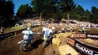 Gopro HD Nick Wey Race  Washougal MX Lucas Oil Motocross 2011 [upl. by Eyla934]