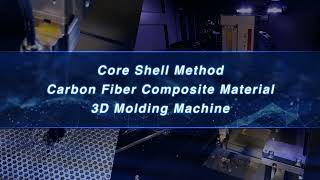 Core Shell Method Carbon Fiber Composite Material 3D Molding Machine [upl. by Finn214]