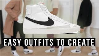 How to Style Nike Blazer Mid 77 [upl. by Rolyt320]