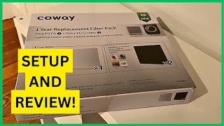 COWAY AP1512HH Air Purifier Filter Replacement  Setup amp Review [upl. by Asinet]