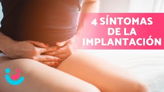 SÍNTOMAS de la IMPLANTACIÓN del EMBRIÓN en el ÚTERO 🤰🏻 ¿Estoy Embarazada [upl. by Amaerd]