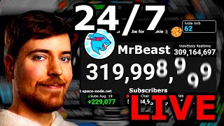 MrBeast to 320 MILLION  Live ViewStats Subscriber Count amp View Count [upl. by Aronek897]