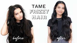 How to Get Rid of Frizzy Hair  5 Tips [upl. by Eriha219]