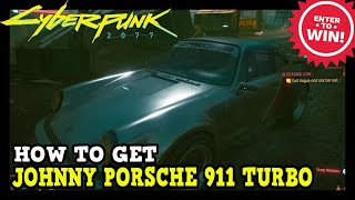 How to Get Johnnys Car in Cyberpunk 2077 Johnny Silverhand Car Location Porsche 911 Turbo [upl. by Millian118]