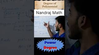 What is degree polynomials degree power variable quadraticequations maths nandrajmath cbse [upl. by Sly]