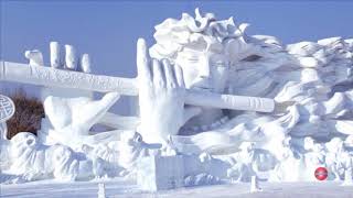 Snow and Ice Festival in the World  Harbin International Ice and Snow Sculpture Festival [upl. by Kurtzig238]