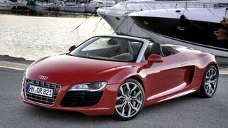 2011 Audi R8 52 V10 FSI Quattro Spyder  First Drive  CAR and DRIVER [upl. by Enia]