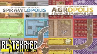 Agropolis Kickstarter Edition Unboxing Sprawlopolis amp ALL Expansions [upl. by Notgnimer]