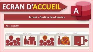 Application Access avec un écran daccueil [upl. by Ennaillek]