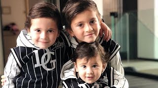 Lionel Messis Sons  Thiago Messi with Mateo and Ciro Messi Roccuzzo  Cutest Moments Ever [upl. by Ojybbob]