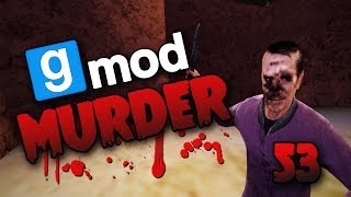 Knife Throwing Skills Gmod Murder 53 [upl. by Nairdad951]