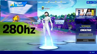 First Time On 280hz  Fortnite [upl. by Ratha]