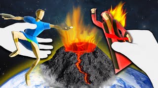 I Became GOD and Caused Disaster in VR GOD SIMULATOR [upl. by Yltsew]