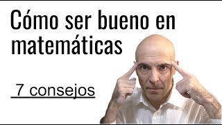 CÓMO SER BUENO EN MATEMÁTICAS [upl. by Ahc696]