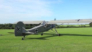 Low amp Slow  Very Slow  Fieseler Storch  Shuttleworth Military Pageant 2013 [upl. by Burnett]