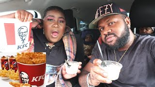 KFC MUKBANG  family bucket and rice box  WATCH US EAT  THE MOFOR FAMILY [upl. by Cassaundra803]