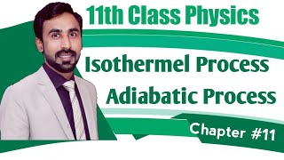 Isothermal Process and Adiabatic Process in Urdu Hindi  11th Class Physics [upl. by Toddy]