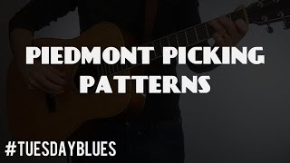 TB 035 Piedmont Blues Picking Patterns [upl. by Shaun]