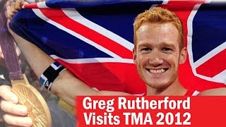 Greg Rutherford Visits TMA 2012 [upl. by Sikko]