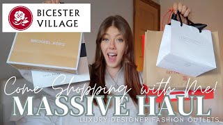 COME SHOPPING TO BICESTER VILLAGE WITH ME amp MASSIVE HAUL  LUXURY DESIGNER OUTLET VLOG DECEMBER 2023 [upl. by Patton724]