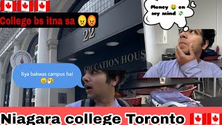 Niagara college Toronto campus tour 🇨🇦 22 College Street Toronto bs chota sa college 😡 youtube [upl. by Ecneps]