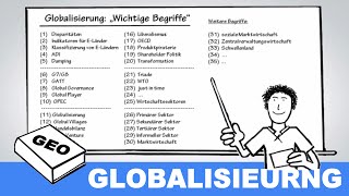 Geovokabeln Globalisierung  Erdkundeunterricht  Geographieunterricht [upl. by Anoirb90]