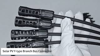 One connector does it allSHUNKONN Y PV branch bus connector shock [upl. by Caryl568]