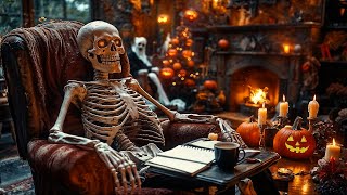 Best Spooky Halloween Music 🎃 Cozy Autumn Haunted House Halloween Ambience 👻 Scary Halloween Music [upl. by Sisely]