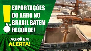 Exportações do Agronegócio Brasileiro Batem Recorde US 1419 Bi em Setembro  Agro em Alerta [upl. by Sedgewick]