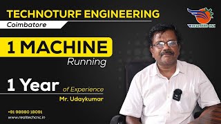 Customer Review  Coimbatore Technoturf Engineering  RealTech CNC Machine VD 347 [upl. by Adirem]